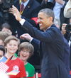 Barack Obama besuchte erstmals als Präsident Berlin