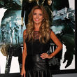 Audrina Patridge setzt zum Leder-Mini auf eine auffällige Bräune
