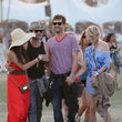 Die Paare besuchten das Coachella-Festival 