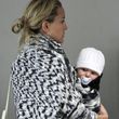 Am Flughafen legten die beiden nun eine kleine Knuddel-Pause ein