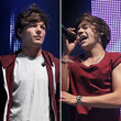 Die beiden Sänger der Band One Direction, Liam und Harry, sollen mehr als nur Kumpel sein 