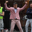 Robbie Williams dreht in London gerade das Video zum Song "Vertigo"