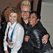 Lucy mit Ross und Jessica, die ebenfalls bei Popstars gecastet wurden