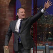 Dann stürmte allerdings Tom Hanks auf die Bühne