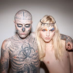 Andrej Pejic und Zombie Boy standen nun gemeinsam vor der Kamera