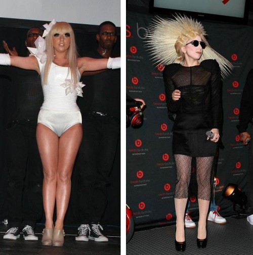 Lady GaGa - Lady GaGa heute mit wesentlich dünneren Beinchen
