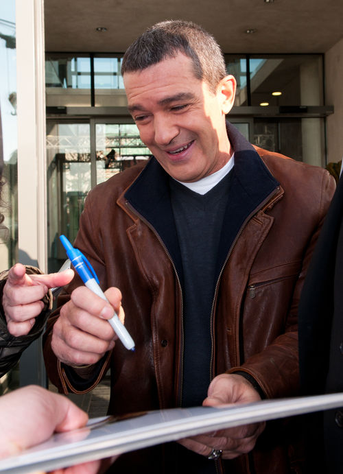 Antonio Banderas und Salma Hayek sind heute in Berlin Antonio Banderas und Salma Hayek sind heute in Berlin