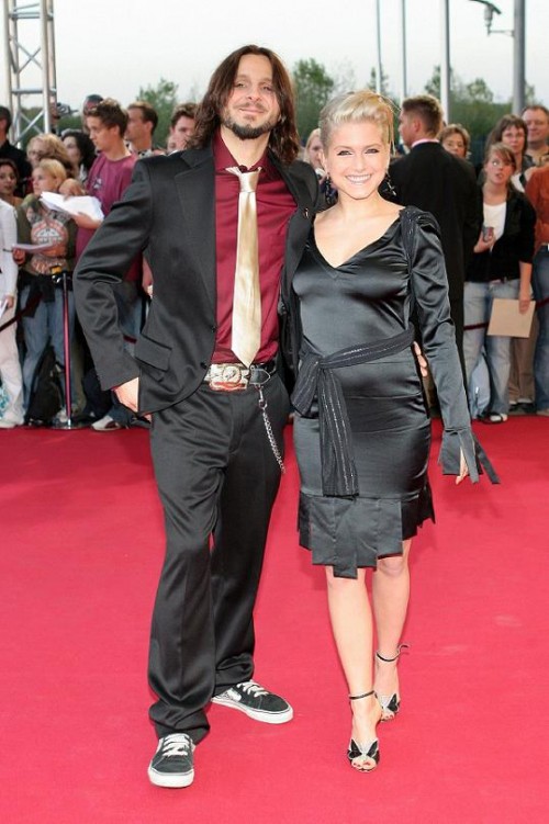 Jeanette Biedermann - Jeanette Biedermann mit ihrem Gitarristen und Freund Jörg Jeanette Biedermann - Jeanette Biedermann mit ihrem Gitarristen und Freund Jörg