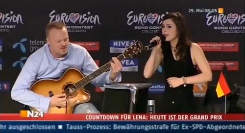 Lena Meyer-Landrut, Stefan Raab - Lena mit Raab vor dem Grand Prix Lena Meyer-Landrut, Stefan Raab - Lena mit Raab vor dem Grand Prix