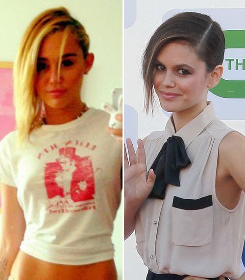Miley und Rachel lieben der "Faux-Undercut" Miley und Rachel lieben der "Faux-Undercut"