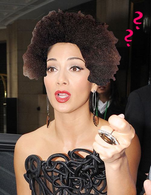 Nicole Scherzinger hätte mal Lust auf eine schicke Afro-Frisur Nicole Scherzinger hätte mal Lust auf eine schicke Afro-Frisur