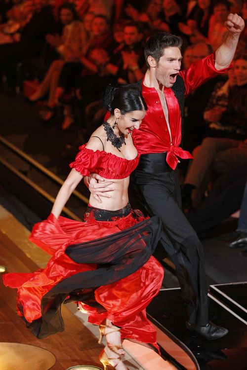 Sila Sahin und Christian Polanc überzeugten mit ihrem Paso Doble 