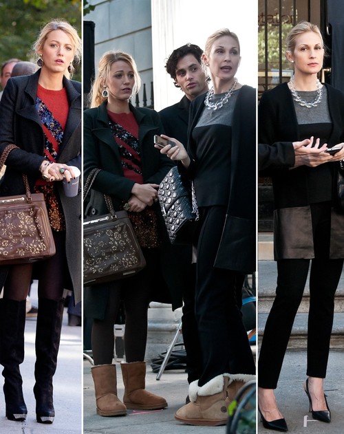 Gossip Girl, Blake Lively, Kelly Rutherford - Sie ziehen die wärmere Variante vor: Ugg Boots bei Blake Lively und Kelly Rutherford