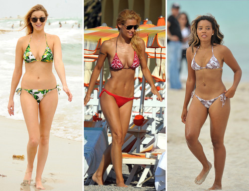 Whitney, Michelle und Angela setzen auf knappe Exemplare Whitney, Michelle und Angela setzen auf knappe Exemplare