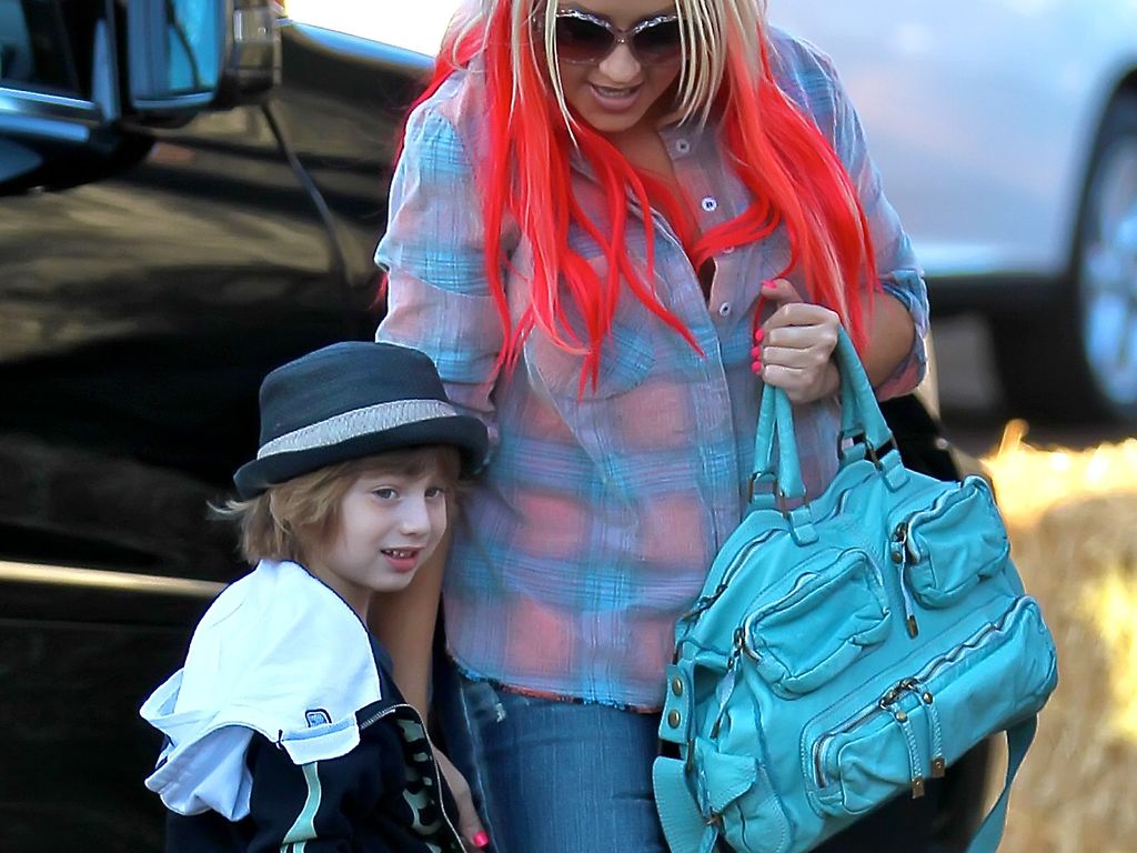 Christina Aguilera So groß ist ihr Sohn Max jetzt Promiflash.de
