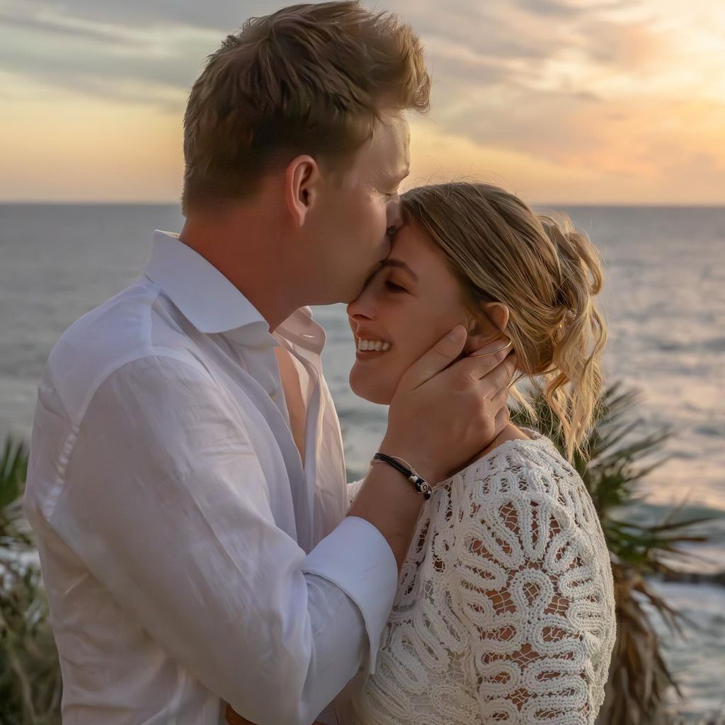 Gina Schumacher mit ihrem Ehemann Iain Bethke