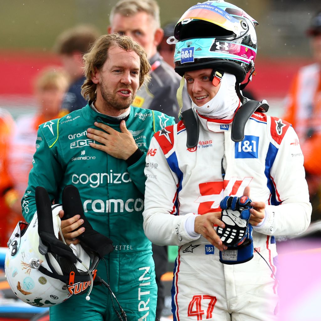 Sebastian Vettel und Mick Schumacher, Juli 2022