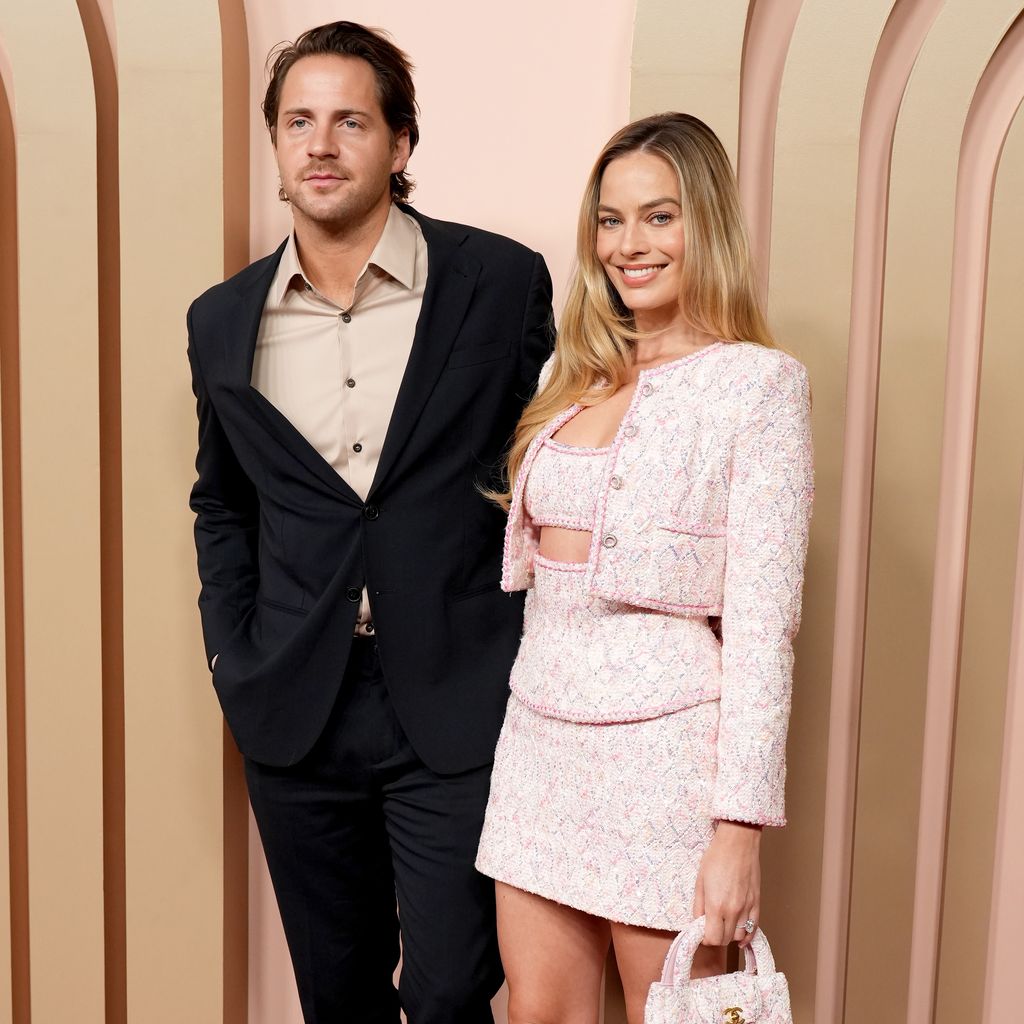 Tom Ackerley und Margot Robbie, Februar 2024