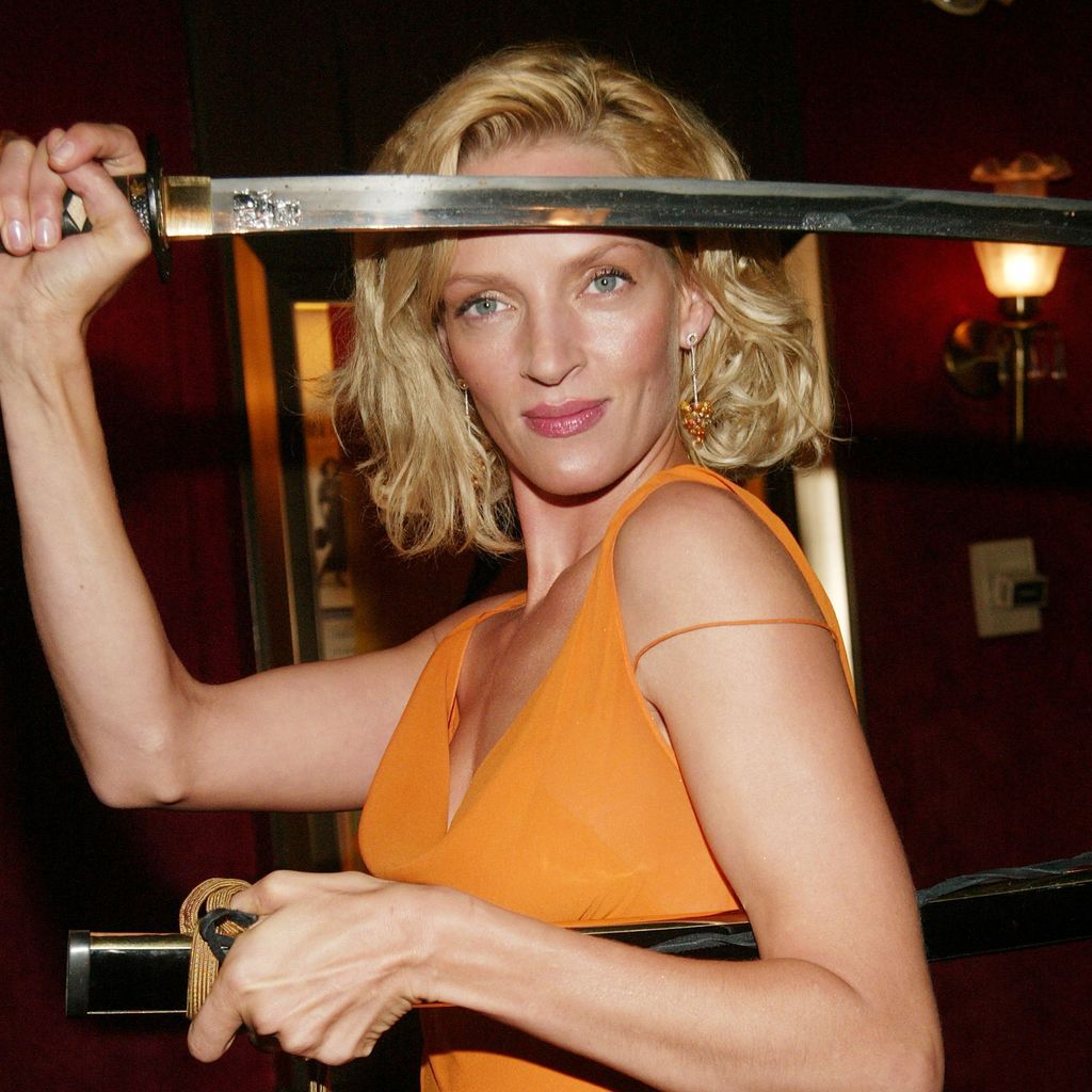 Uma Thurman  bei der Premiere von "Kill Bill Vol. 1", 2003