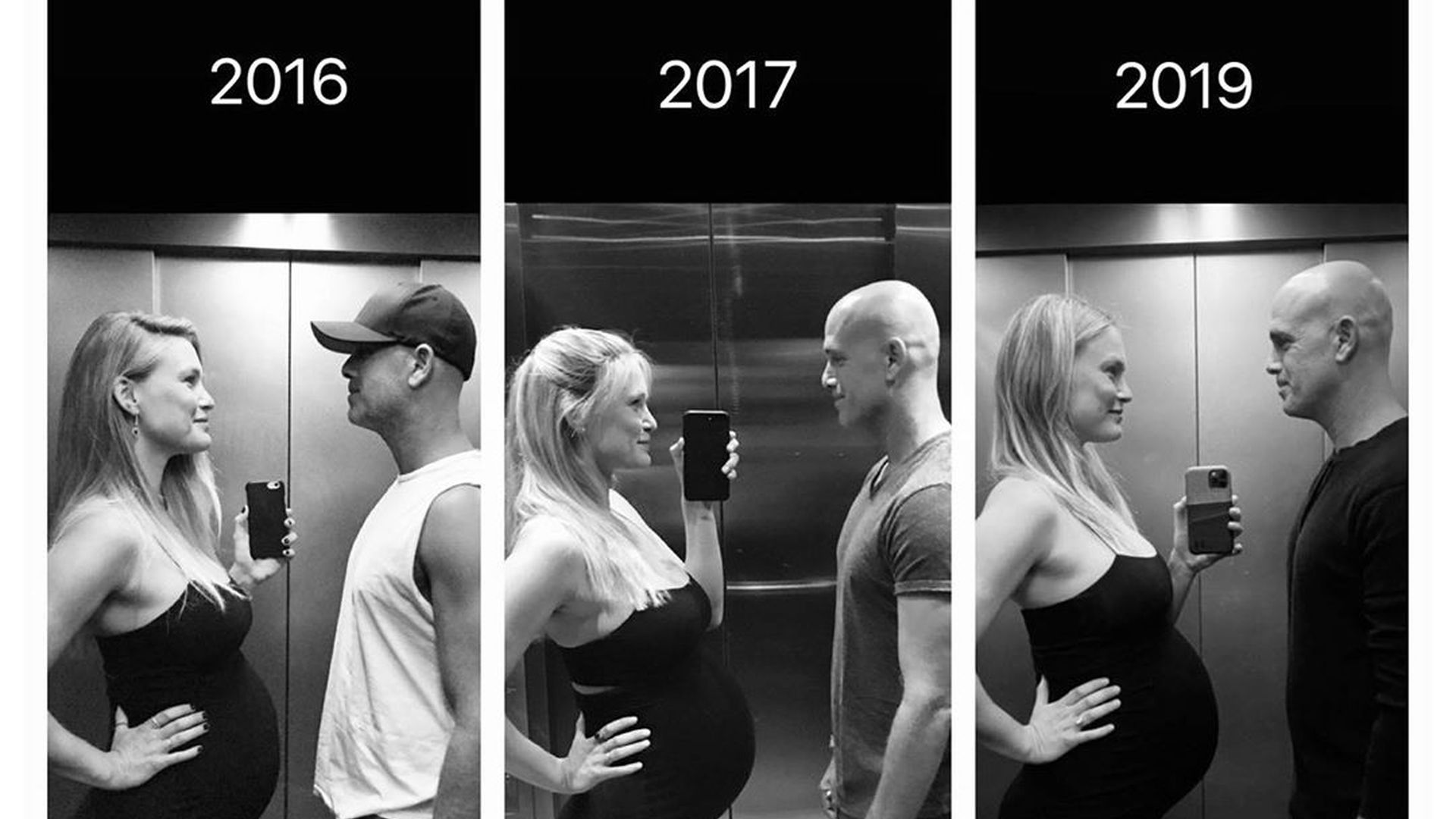 Süßer Throwback Bar Refaeli teilt identische SchwangerPics