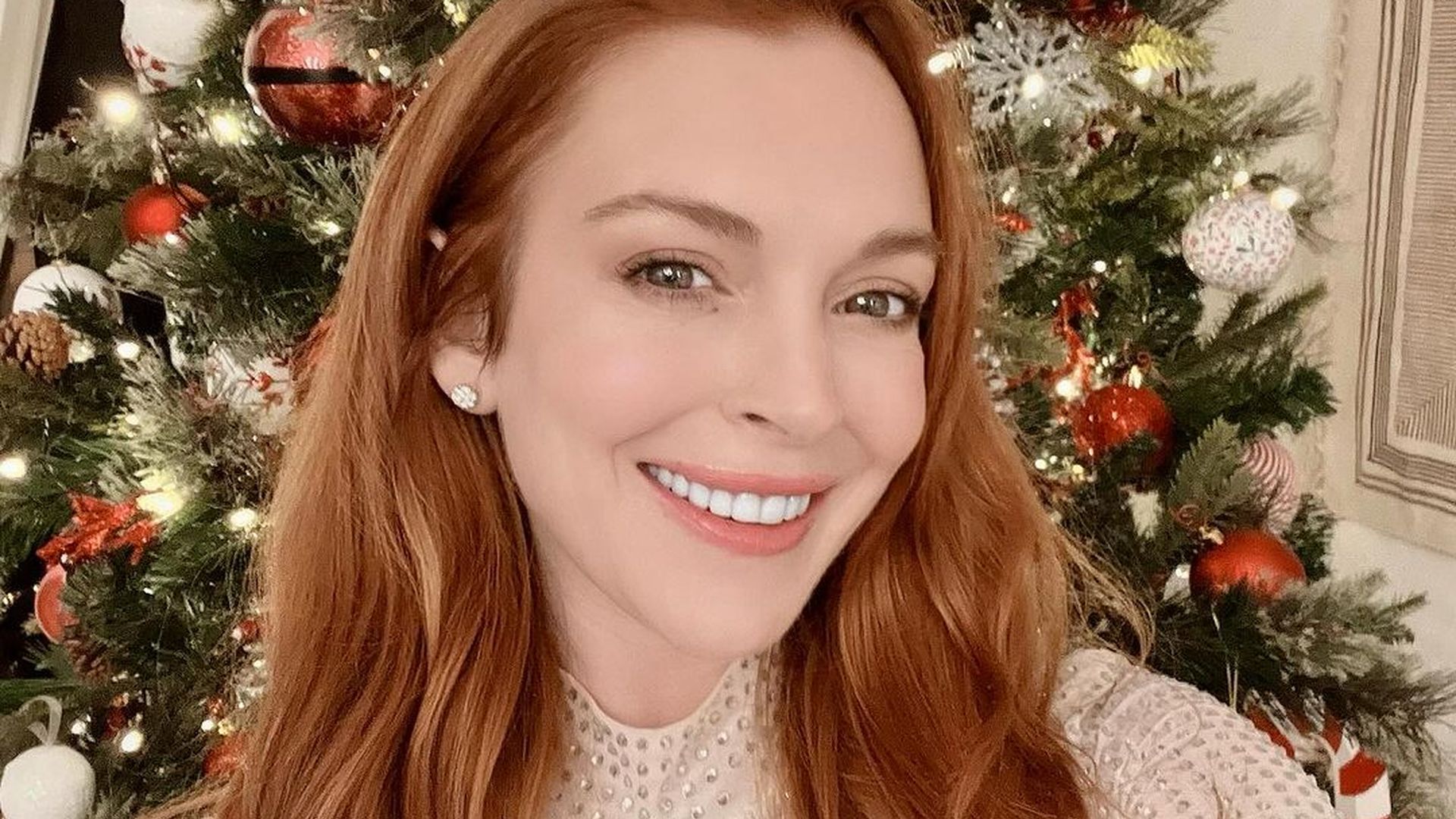 Erste Feiertage mit Baby Lindsay Lohan strahlt glücklich