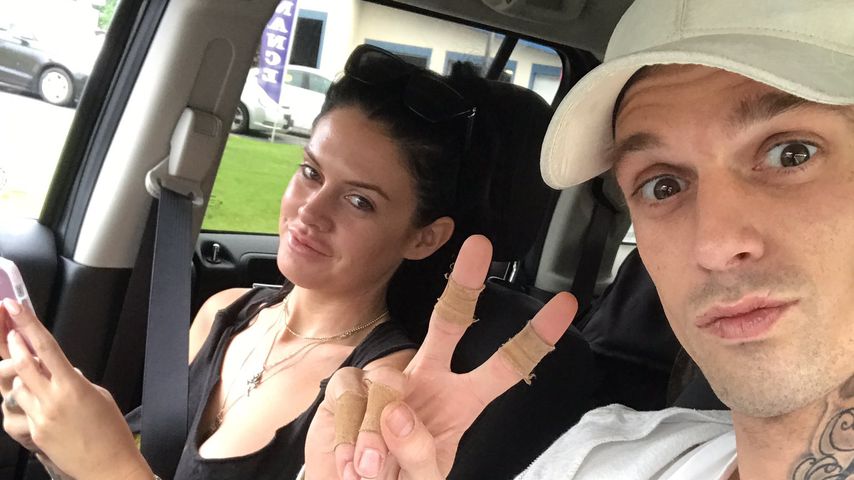 Aaron Carter im Auto