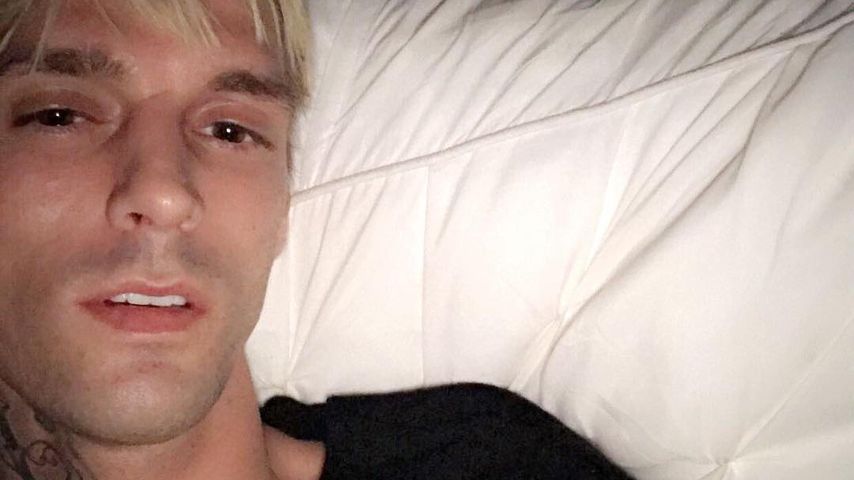 Aaron Carter weint auf Instagram