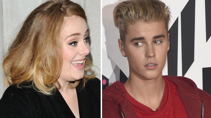Justin Bieber und Adele Adkins