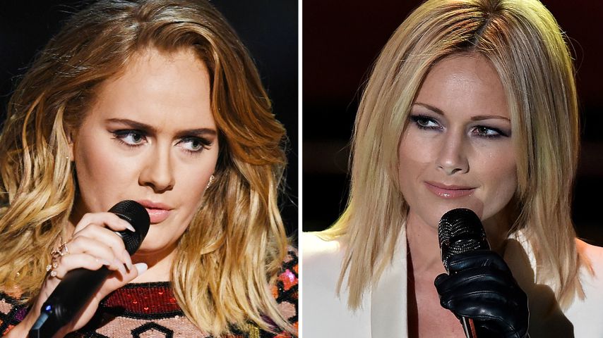 Sängerin Adele und Helene Fischer