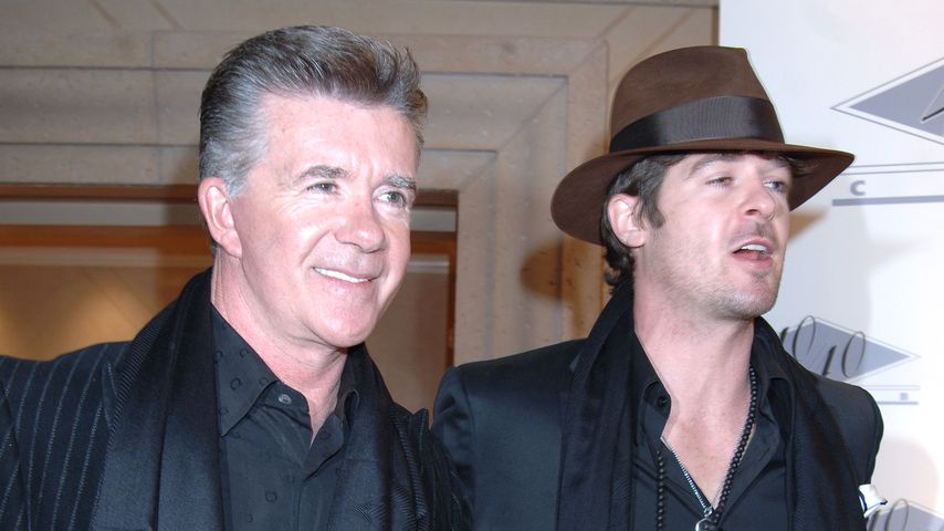 Schauspieler Alan Thicke und Sohn Robin Thicke
