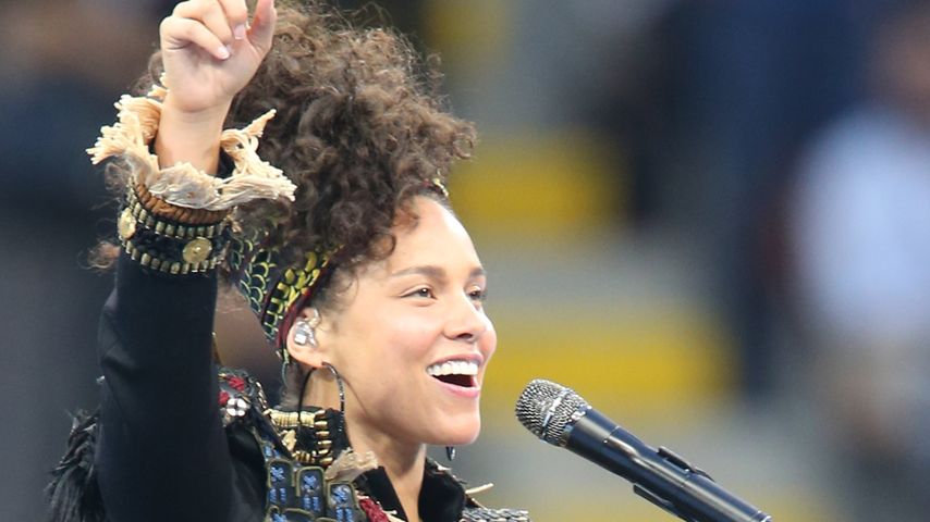 Alicia Keys beim Champions-League-Finale