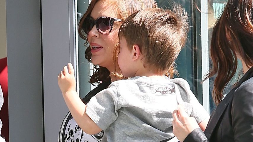 Alyssa Milano und Milo Bugliari