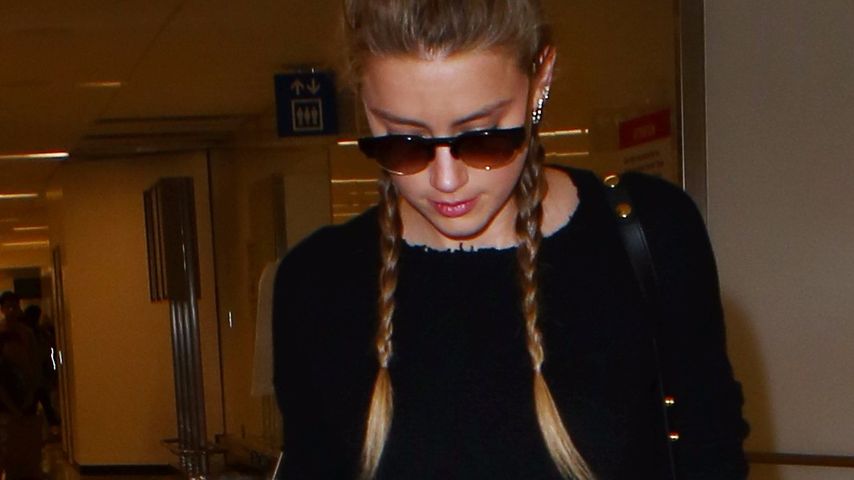Amber Heard am Flughafen in Los Angeles
