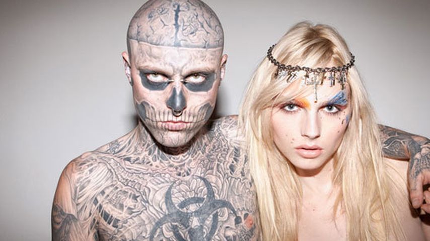 Andrej Pejić und Zombie Boy