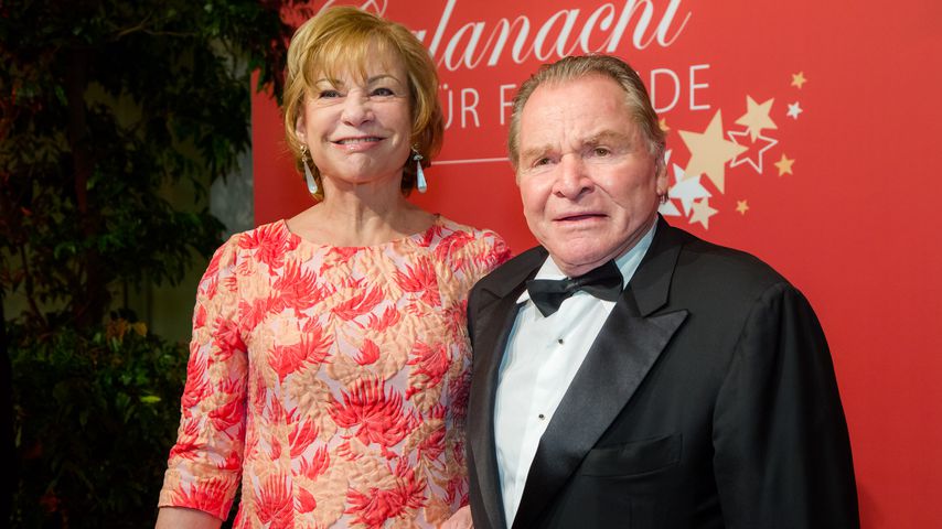 Angela Wepper und Fritz Wepper auf einer Party