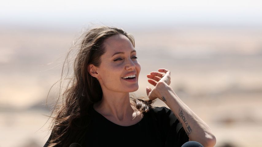 Angelina Jolie bei einem Besuch in Syrien, September 2016