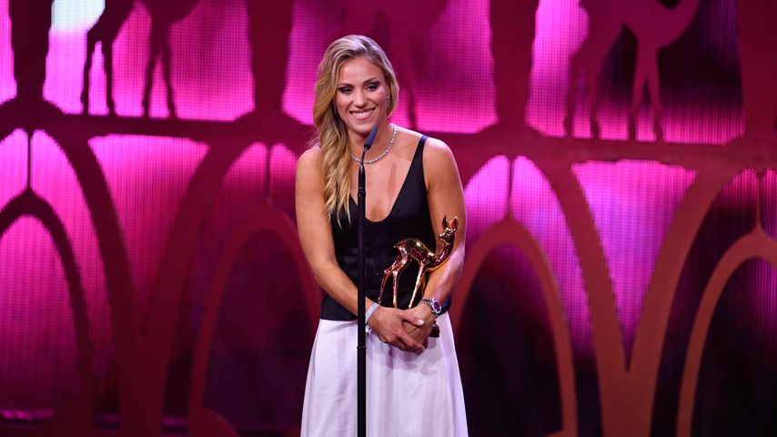 Angelique Kerber mit ihrem Bambi