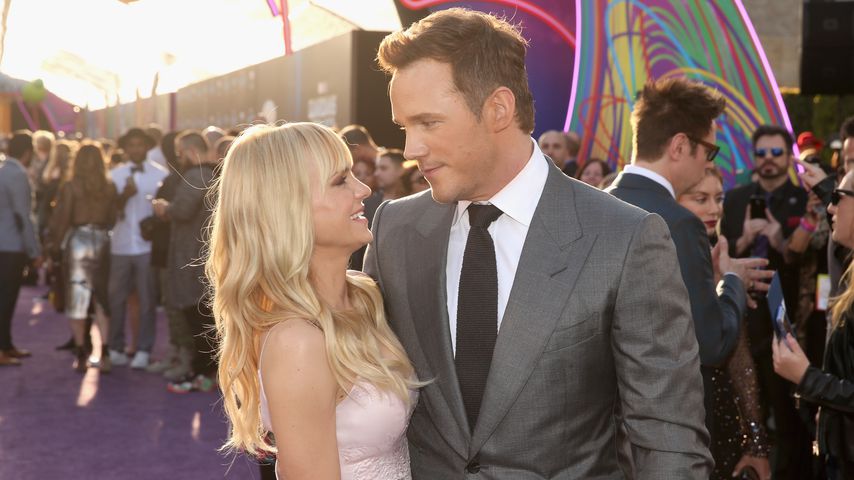 Anna Faris und Chris Pratt bei der "Guardians of the Galaxy Vol. 2"-Premiere in Hollywood 2017