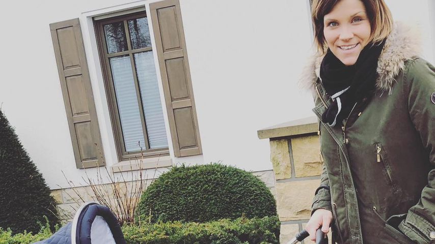 Anna-Maria Zimmermann beim Spaziergang, Dezember 2017