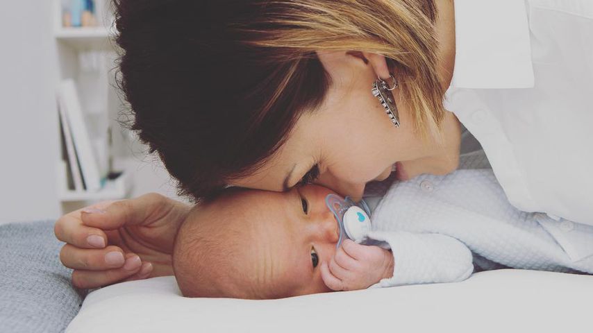 Anna-Maria Zimmermann mit Sohn Matti