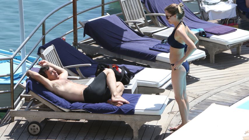 Antonio Banderas und Nicole Kimpel in Italien