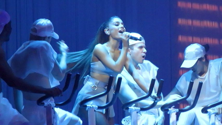 Ariana Grande während ihres Konzertes in Las Vegas