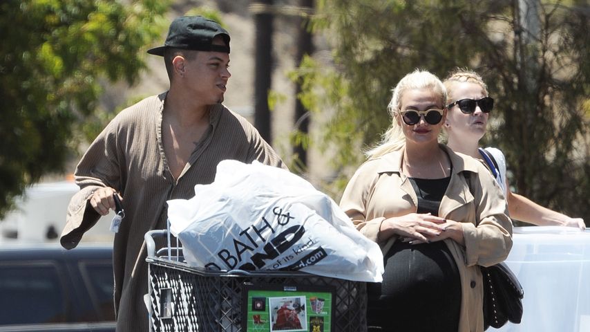 Evan Ross und Ashley Simpson
