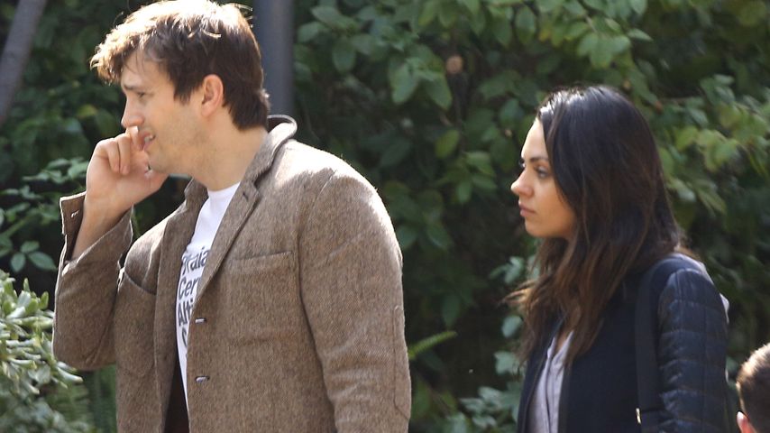 Mila Kunis, Ashton Kutcher und Wyatt Isabelle Kutcher