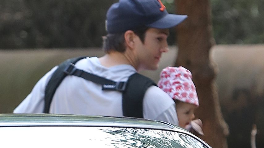 Ashton Kutcher und Wyatt Isabelle Kutcher