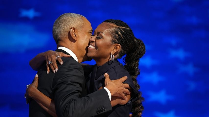 Barack und Michelle Obama, August 2024