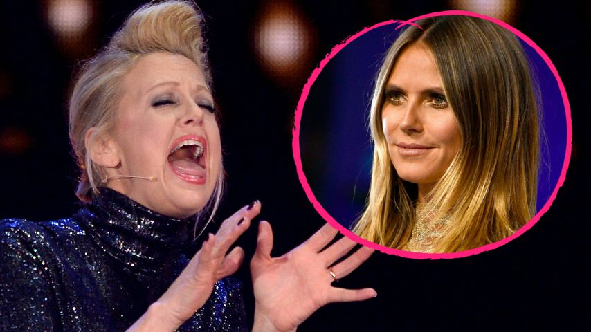 Barbara Schöneberger und Heidi Klum