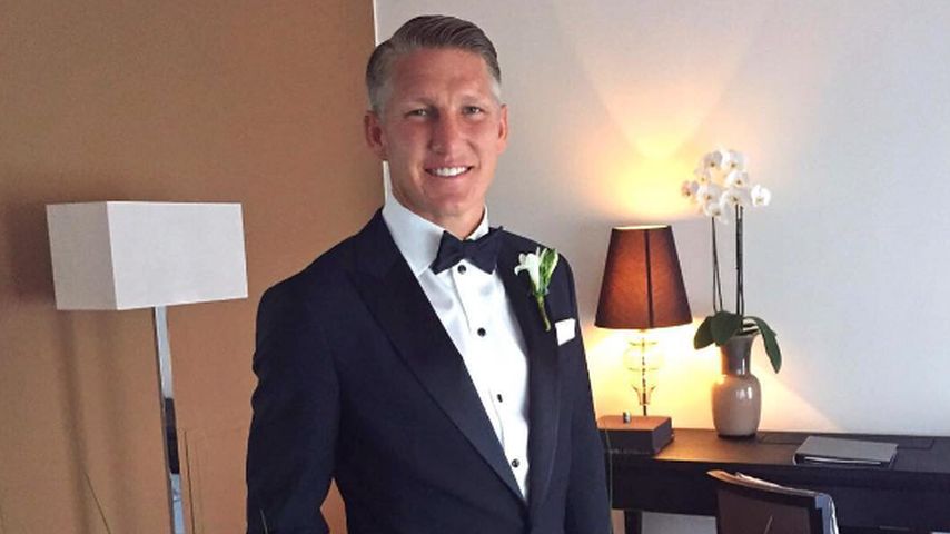 Bastian Schweinsteiger kurz vor seiner Hochzeit am 13. Juli 2016