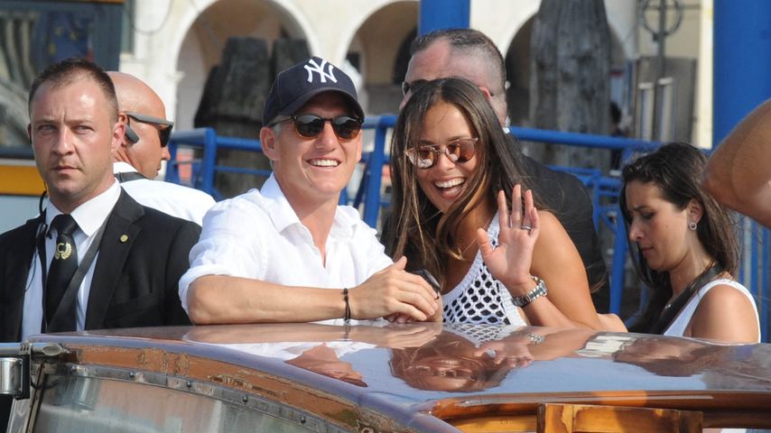 Fußballer Bastian Schweinsteiger und Tennis-Star Ana Ivanovic