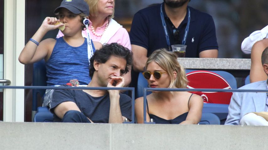 Bennett Miller und Sienna Miller beim Finale der US-Open